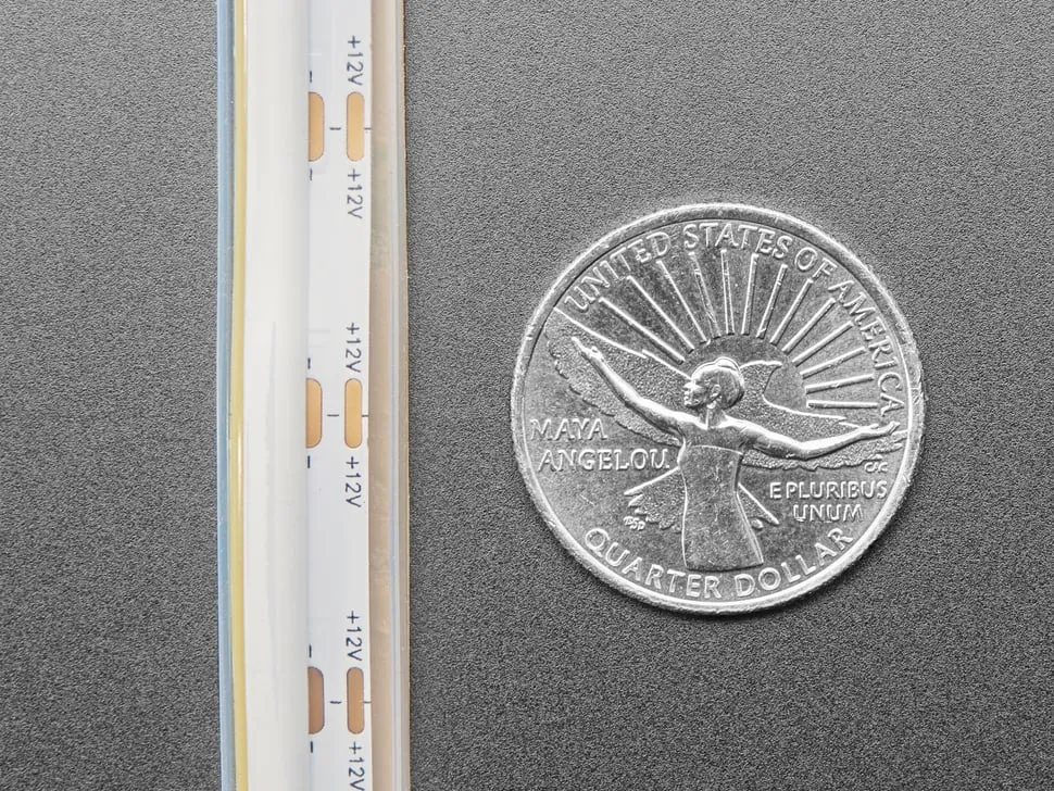 Side-Light Flexible White LED Strip - 480 LEDs per meter - 1m
