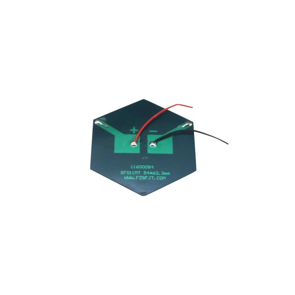 Solar Pannel 54x62mm 2.5V 80mA for educational Kits