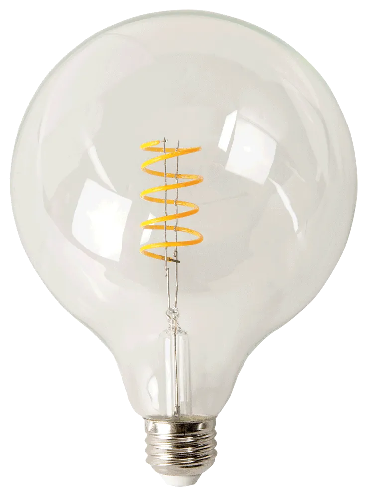 TCP FG40D2518VC LED G40 Antique White Spiral LED Bulb