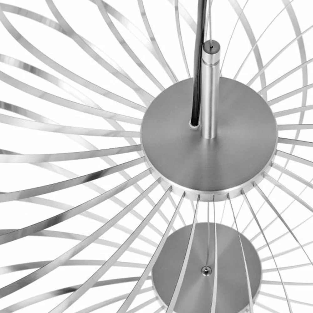 tom dixon | spring pendant light | silver medium - DC