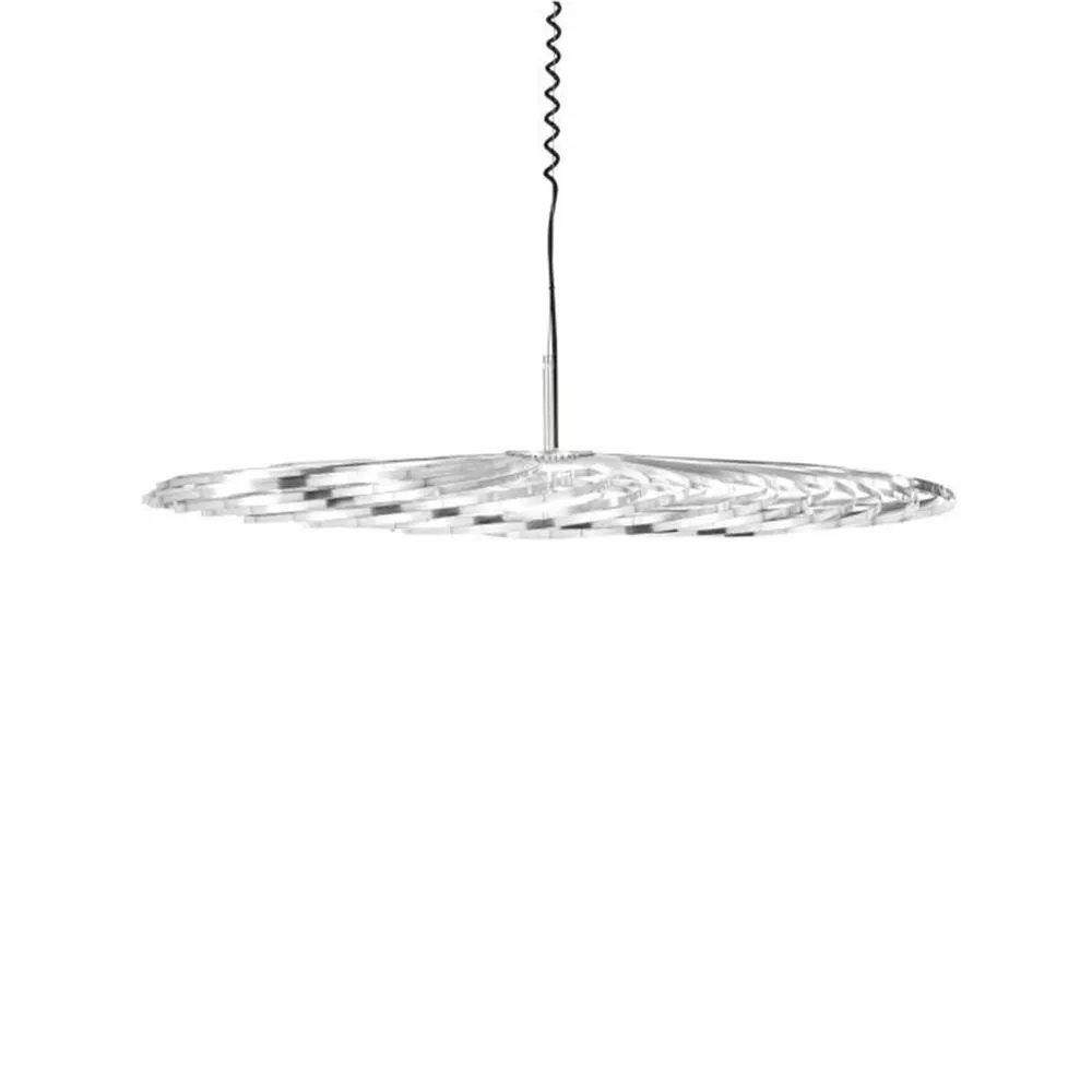 tom dixon | spring pendant light | silver medium - DC