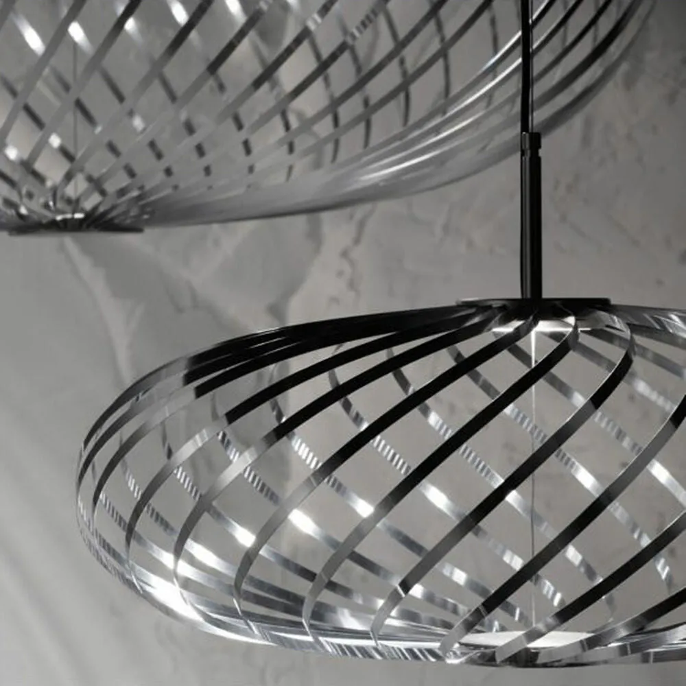 tom dixon | spring pendant light | silver medium - DC