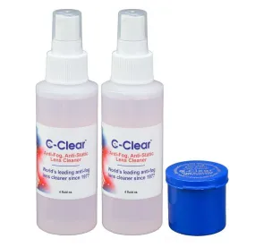Two 4 oz Spray Bottles & 1 Gel Cup