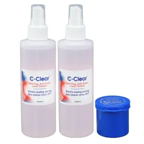 Two 8 oz Spray Bottles & 1 Gel Cup