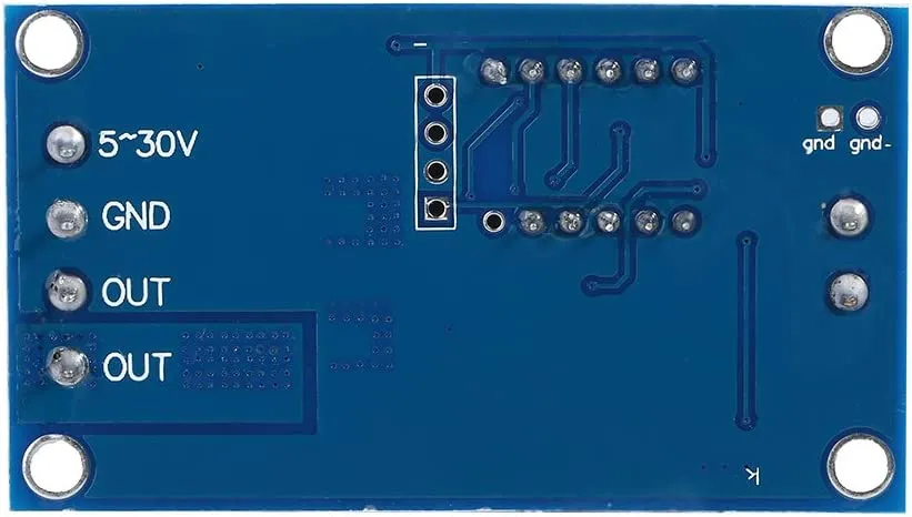 [Type 2] DC 5V-36V Timer Module Trigger Cycle Delay Timer Switch Turn On/Off Relay Module with LED Display