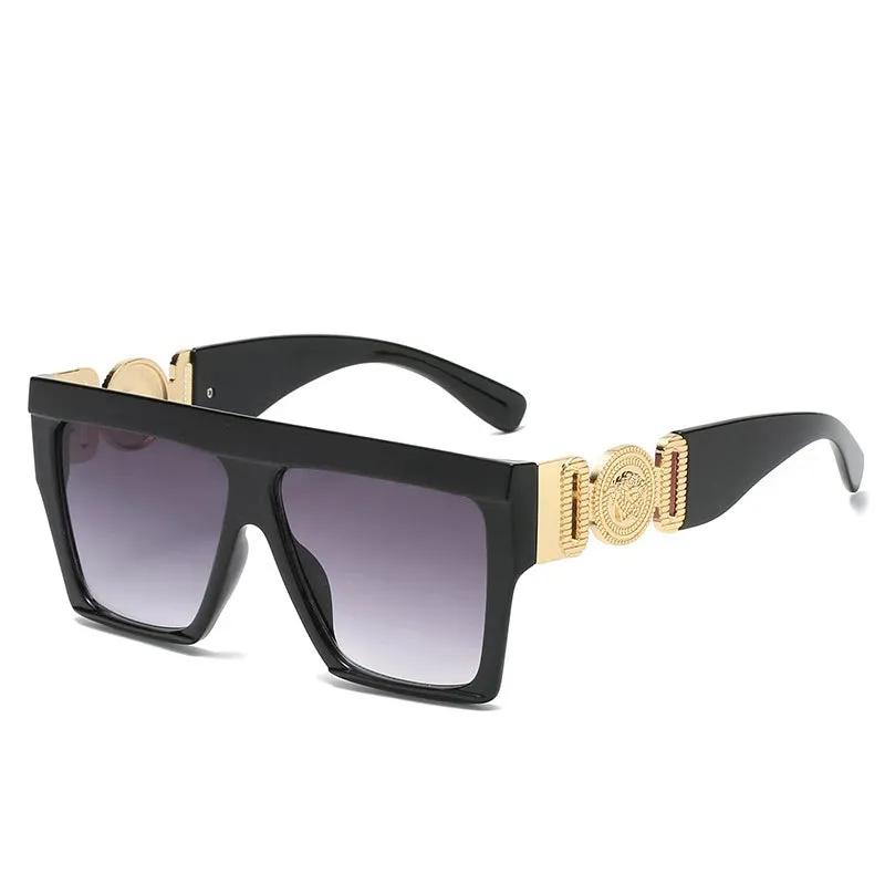 Vegas Vibes Square Plastic Frame Sunglasses
