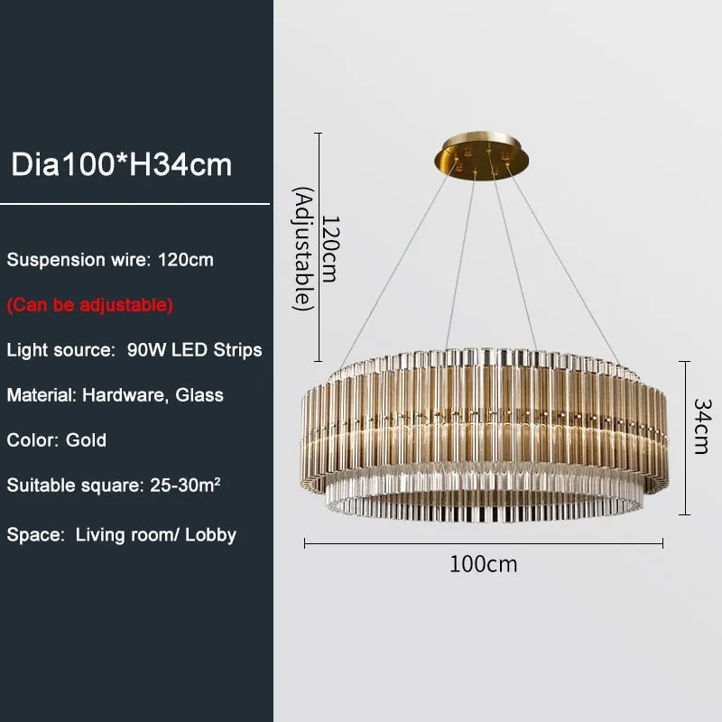 YLK Alrik Modern crystal chandelier