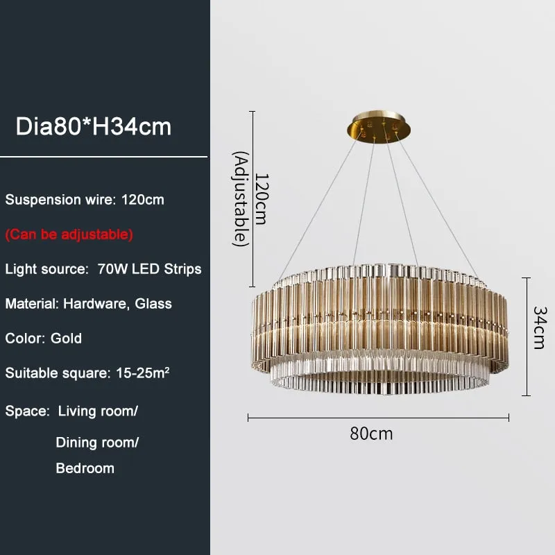 YLK Alrik Modern crystal chandelier