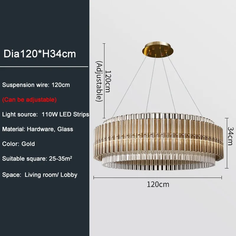 YLK Alrik Modern crystal chandelier