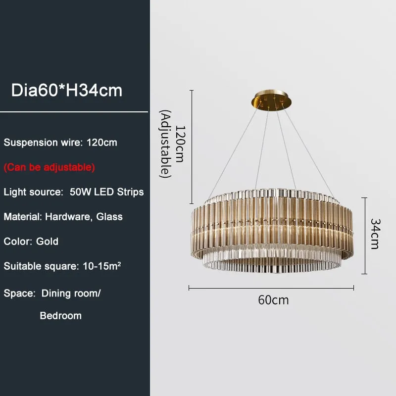 YLK Alrik Modern crystal chandelier
