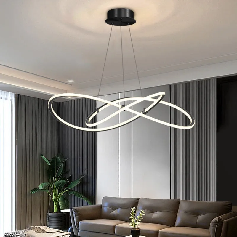 YLK Creative design brief style gold hanging light fixture home decor