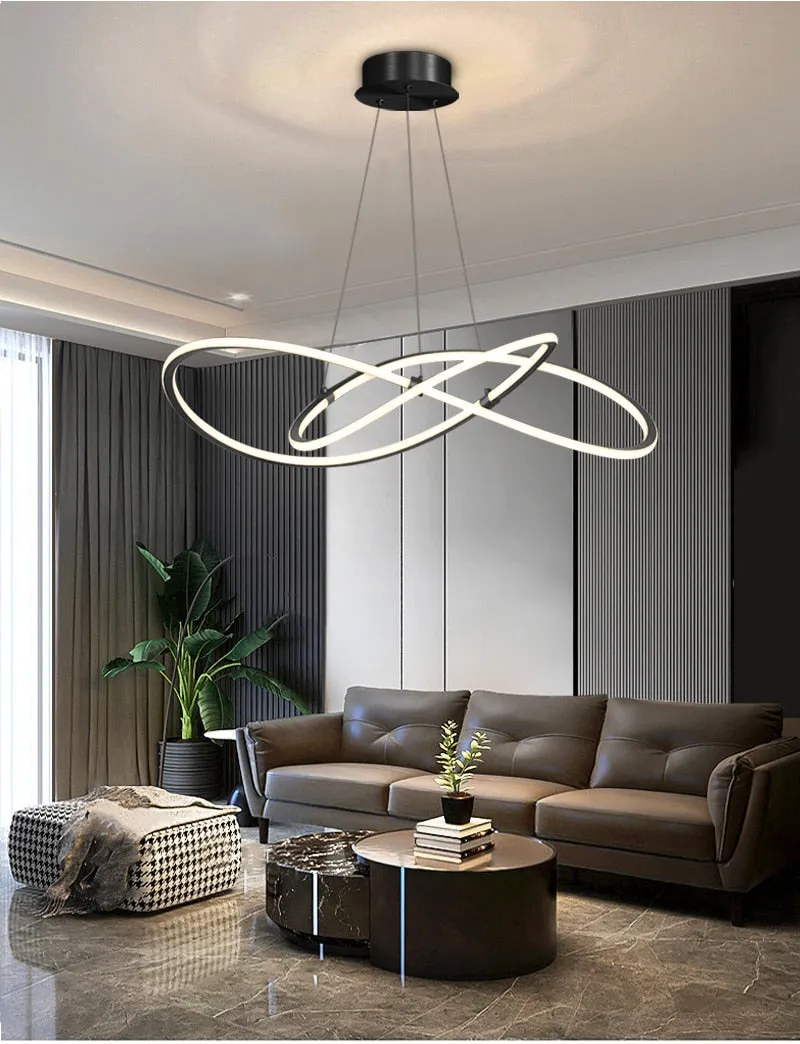 YLK Creative design brief style gold hanging light fixture home decor