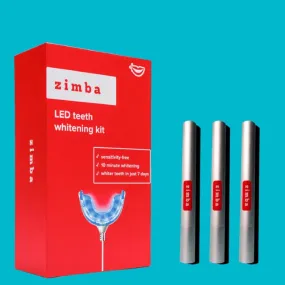 Zimba Supreme LED Whitening Kit (LED   3 x 2ml Whitening Pens)